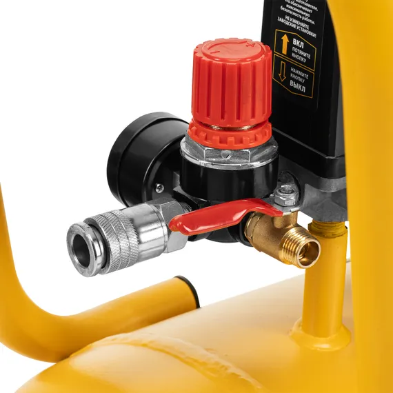 Компрессор безмасл. малошумный DLP-1500/50, 1,5 кВт,50 л, 2850 об/мин, 250 л/мин Denzel