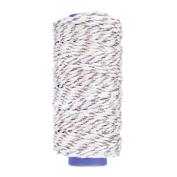 Фал плетеный полипропиленовый с сердечником, 6 мм, L100 м, 16-прядный, Сибртех
