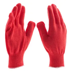 Перчатки трикотажные, акрил, коралл, оверлок Сибртех