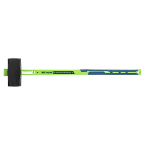 Кувалда, 10000 г, фибергласовая обрезиненная рукоятка// Сибртех