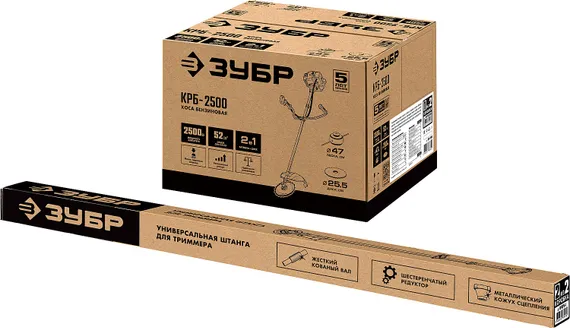 ЗУБР 2.5 кВт, бензиновый триммер (КРБ-2500-Р)