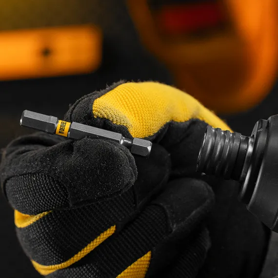 Бита HEX 6х50, сталь S2, шестигранный профиль, 10 шт. Е 6,3 Denzel