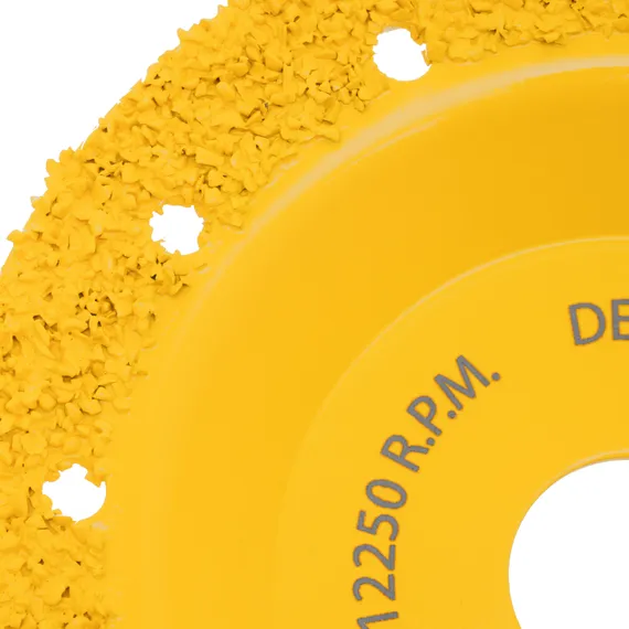 Чашка твёрдосплавная зачистная,125 мм, Плоская, среднее зерно #16// Denzel