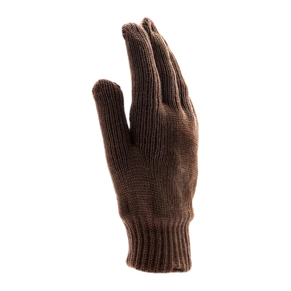 Перчатки трикотажные, двойные, полушерстяные, с ПВХ покрытием, Сибртех