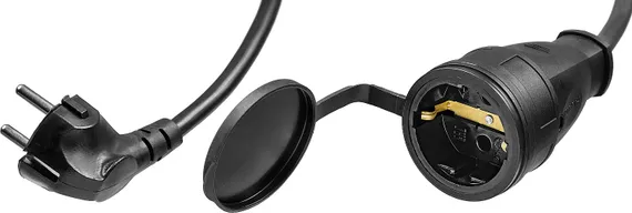 ЗУБР ПВС-315-Ш, ПВС, 3 х 1.5 мм2, 30 м, IP44, 3500 Вт, силовой удлинитель-шнур, Профессионал (55020-30)