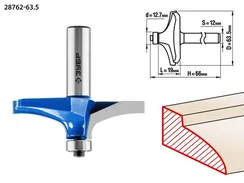 ЗУБР 63.5 x 19 мм, радиус 0 мм, фреза фигирейная №3, Профессионал (28762-63.5)