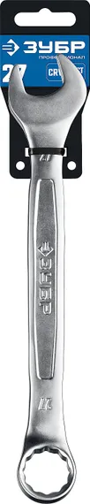 ЗУБР 27 мм, комбинированный гаечный ключ, Профессионал (27087-27)