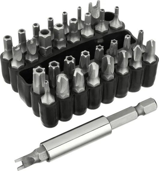 STAYER 33 шт, набор специальных бит с магнитным адаптером (26084-H33)