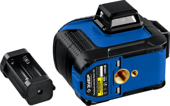 ЗУБР КРЕСТ 3D, 20 - 70 м, лазерный нивелир, Профессионал (34908)