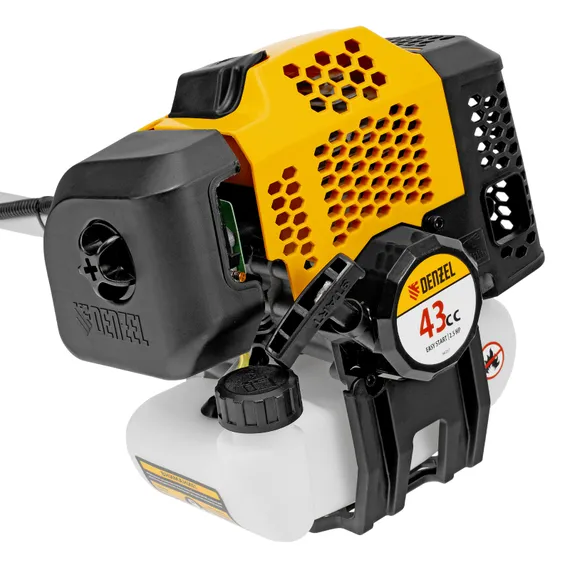 Триммер бензиновый DGT 430S, 43 см3, 2.5 л. с, разъемная штанга, состоит из 2 частей Denzel