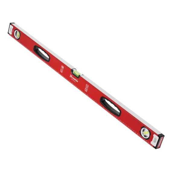 Уровень алюминиевый, фрезерованный, 3 глазка, рукоятки, 1000 мм Matrix