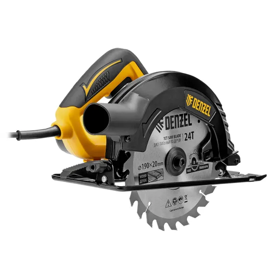Пила циркулярная CSD-190, 1600 Вт, 190 мм Denzel