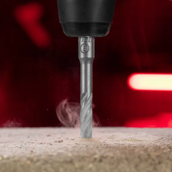 Бур по бетону, 8 x 110 мм, SDS Plus c крестовой пластиной Matrix