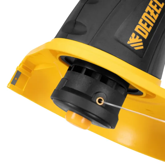 Триммер электрический TE-350, 350 Вт, 260 мм, катушка полуавтомат Denzel