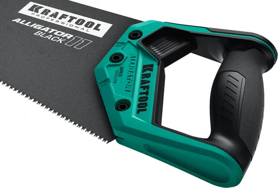 KRAFTOOL Alligator Black 11, 500 мм, ножовка для точного реза (15205-50)