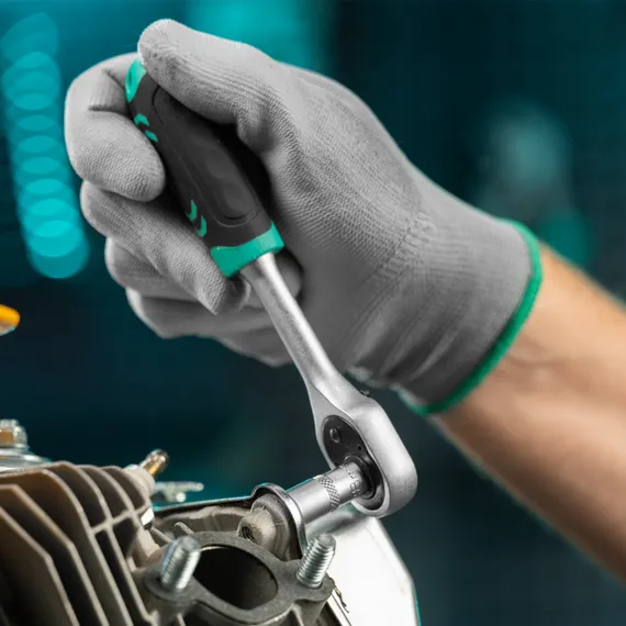 Набор торцевых головок, 1/4, двенадцатигранные, CrV, 10 шт, 4-13 мм Stels