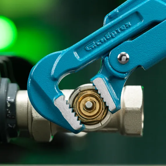 Ключ трубный рычажный №0, 3/4", кованый, тип "L" Сибртех