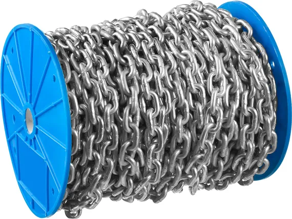 ЗУБР DIN 766, 6 мм, L 30 м, короткозвенная цепь, Профессионал (4-304050-06)