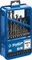 ЗУБР ПРОФ-В, 25 шт, (1-13 мм), сталь Р6М5, класс В, мет.бокс, набор сверл по металлу, Профессионал (29621-H25)