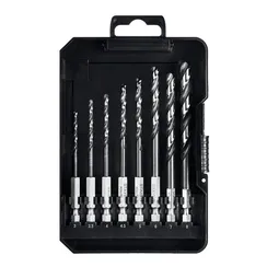 STAYER НЕХ-1/4″, 8 шт, набор сверл по металлу для винтовёртов и шуруповертов IMPACT READY (29603-H8)