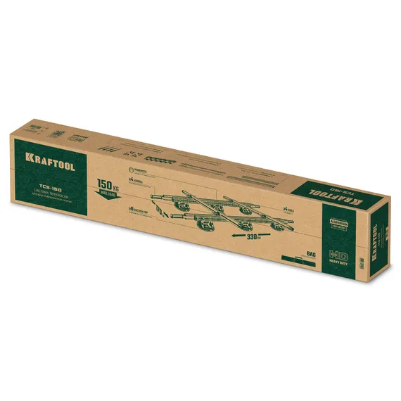 KRAFTOOL TCS-150 330х170 см, макс 150 кг, система переноски крупноформатной плитки (33255)