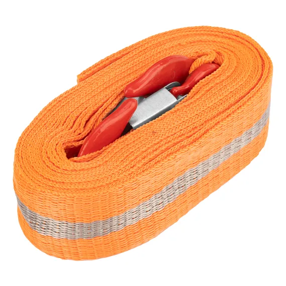 Трос буксировочный 2.5 т, 5 м, 2 крюка, сумка на молнии Stels