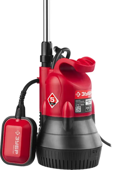 ЗУБР 300 Вт, дренажный насос для резервуаров (бочковой) (НПБ-300)