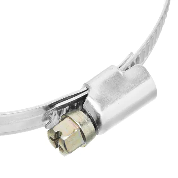 Хомуты металлические, Стандартное болтовое крепление 70-90 мм, 25 штук в упаковке, ширина 9 мм Сибртех