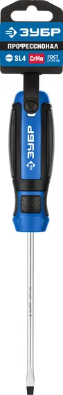 ЗУБР SL4 x 100 мм, отвёртка, Профессионал (25231-4)