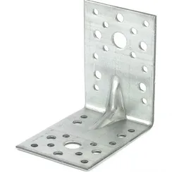 Крепежный уголок усиленный 2.5 мм, KUU 90 x 90 x 65 мм Сибртех