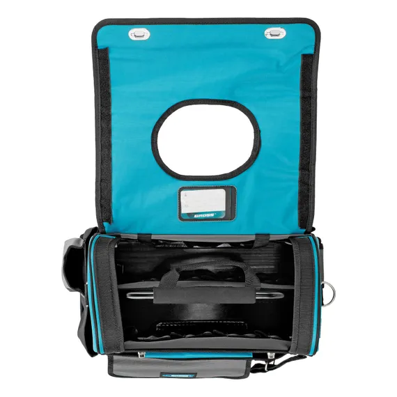 Переноска для инструмента, 400х225х300мм, пластиковое дно, наплечный ремень Gross