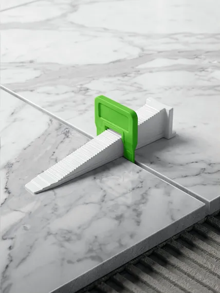 STAYER СВП TileFix, комплект: 2,0 мм, зажим + клин, 50 + 50 шт, система выравнивания плитки ″ворота″ (33843-H50)