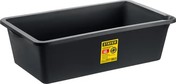 STAYER STRONG, 40 л, прямоугольный строительный таз (06099-40)