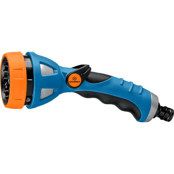 GRINDA XM-7, 7 режимов, металлический с TPR, поливочный пистолет, PROLine (429150)