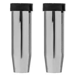 Сопло газовое 16, длина 57мм, 2 шт для MIG горелки тип 24 Denzel