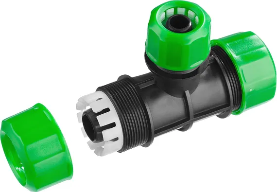 РОСТОК RW-X2, 1/2″ х 3/4″ х 3/4″, пластик ABS, цанговый тройник (426371)