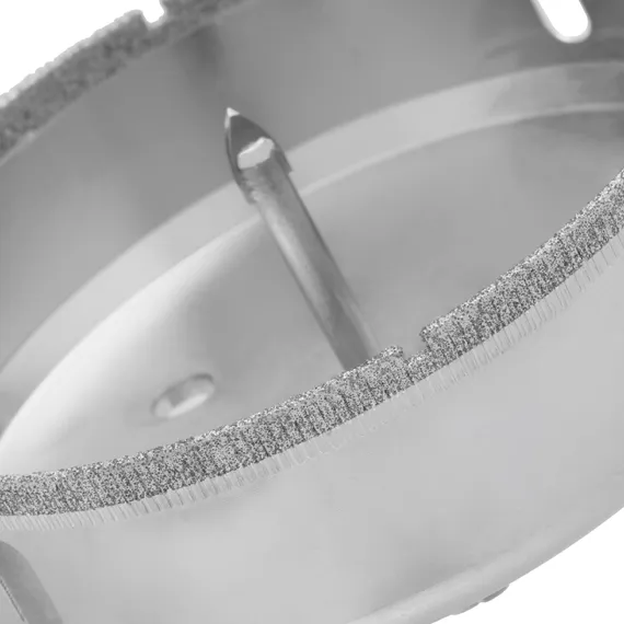 Сверло по керамической плитке и стеклу, 100 х 55 мм, шестигранный хвостовик, с центрующим сверлом Сибртех