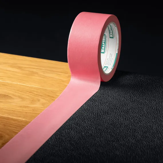 KRAFTOOL #200 Delicate 48 мм х 30 м, для деликатных и недавно окрашенных поверхностей, малярная лента (12102-48)