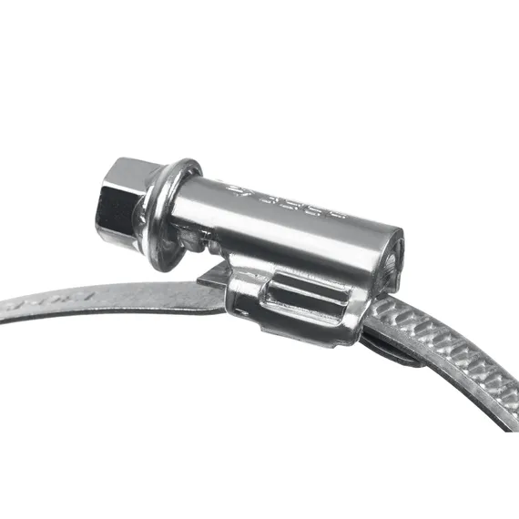 ЗУБР Х-9Н, 8 - 12 мм, накатная лента 9 мм, цинк, 50 шт, червячный хомут (37807-12)