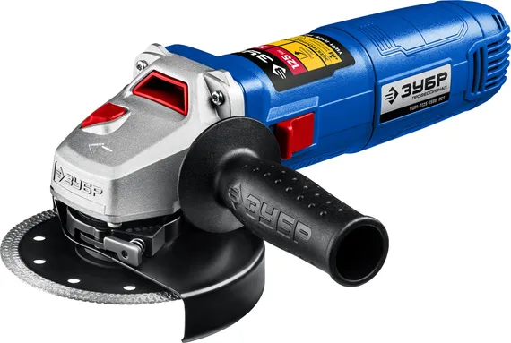 УШМ, (болгарка) электрическая, ЗУБР 1500 Вт, d125 мм, Профессионал (УШМ-П125-1500 ПСТ)