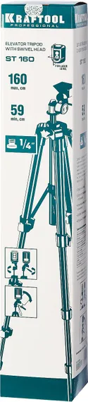 KRAFTOOL ST 160, элевационный штатив (34714)