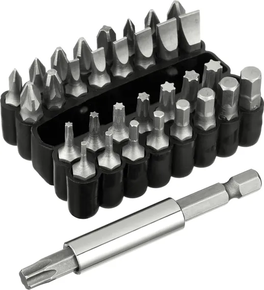 STAYER 33 шт, набор бит с магнитным адаптером (26085-H33)