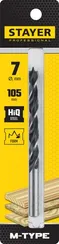 STAYER M-type, 7.0 x 105/75 мм, М-образная заточка, спиральное сверло по дереву (2942-105-07)