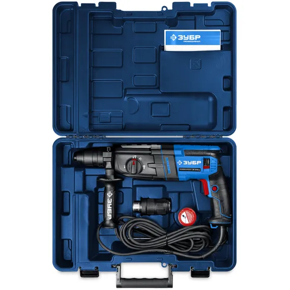 Перфоратор электрический SDS Plus + БЗП, ЗУБР 28 мм, 900 Вт, мет. корпус, Профессионал (ЗП-2890 МС)