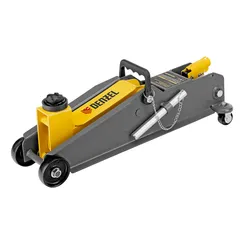 Домкрат гидравлический подкатной с фиксатором, 3 т, 190-532 мм, SUV Denzel