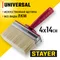 STAYER UNIVERSAL, 4 х 14 см, светлая щетина, пластмассовый корпус, все виды ЛКМ, макловица (01824-14)