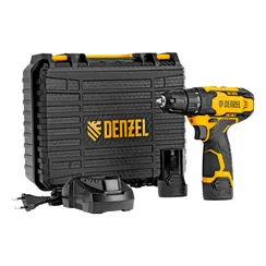Дрель-шуруповерт аккумуляторная CDQ-12, Li-Ion, 12 В Denzel