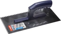 ЗУБР 130 х 280 мм, зуб 4 х 4 мм, штукатурная гладилка, Профессионал (0804-04)