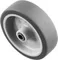 ЗУБР d 75 мм, г/п 60 кг, резина/полипропилен, термопластичное колесо, Профессионал (30946-75)