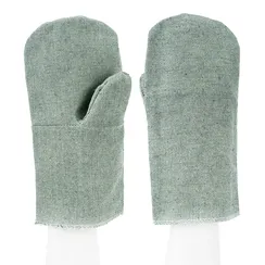 Рукавицы брезентовые огнеупорные, одинарный наладонник, 2 размер Сибртех